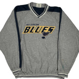 St. Louis Blues Lee Sport Nhl Sweatshirt - 2XL Navy Polyester Blend