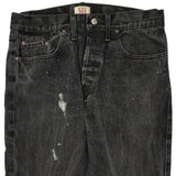 501 Levis Jeans - 34W 30L Black Cotton