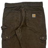 Carhartt Cargo Trousers - 32W 30L Brown Cotton