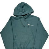 Reverse Weave Champion Hoodie - Medium Green Cotton