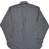 Ralph Lauren Checked Shirt - Large Blue Cotton Blend