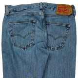 501 Levis Jeans - 33W 34L Blue Denim