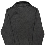 Tommy Hilfiger Striped 1/4 Zip - Small Gray Cotton