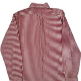 Ralph Lauren Striped Shirt - Large Red Cotton