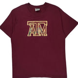 Texas A&M Wolf College T-Shirt - XL Burgundy Cotton