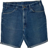 Levis Denim Shorts - 36W 10L Blue Cotton Blend