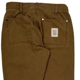 Topo Designs Carpenter Trousers - 28W 30L Brown Cotton