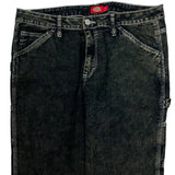 Dickies Carpenter Pants - 34W US 10 Black Cotton