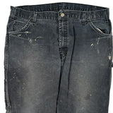 Dickies Carpenter Trousers - 38W 29L Black Cotton