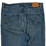 501 Levis Jeans - 32W UK 12 Blue Cotton