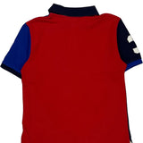Age 10-12 Polo By Ralph Lauren Graphic Polo Shirt - Large Blue Cotton
