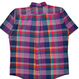 Gant Checked Short Sleeve Shirt - Large Multicoloured Cotton Blend