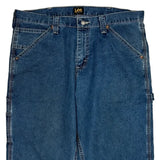 Lee Carpenter Jeans - 37W 30L Blue Denim