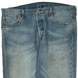 501 Levis Jeans - 36W 31L Light Wash Cotton