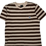Pocket On Chest Lee Striped T-Shirt - XL Brown Cotton
