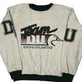 Ducks Unlimited Sweatshirt - XL Cream Cotton Blend