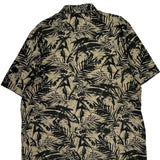 Volcom Floral Hawaiian Shirt - XL Beige Cotton