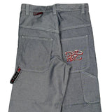 Bad Mad Hip Hop Carpenter Trousers - 26W UK 6 Grey Cotton