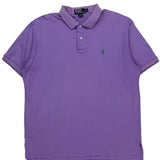 Polo By Ralph Lauren Polo Shirt - XL Purple Cotton