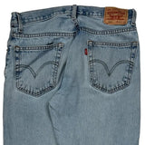 Levis 505 Jeans - 33W 36L Light Wash Cotton