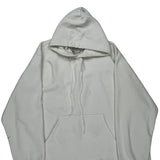 Nike Centre Swoosh Hoodie - 2XL White Cotton