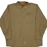 Red Kap Shirt - XL Khaki Polyester Blend