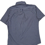 Ralph Lauren Checked Short Sleeve Shirt - Medium Blue Cotton