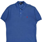 Polo By Ralph Lauren Polo Shirt - Large Blue Cotton