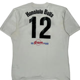 Honolulu Bulls Adidas Football Shirt - Large White Polyester