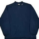 Nike Long Sleeve T-Shirt - 2XL Navy Cotton