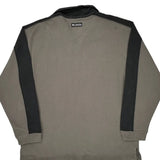 Columbia 1/4 Zip - Large Gray Cotton Blend
