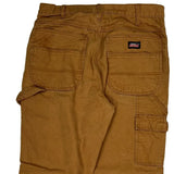 Dickies Double Knee Carpenter Trousers - 34W 30L Brown Cotton