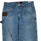 Wrangler Carpenter Jeans - 34W 32L Blue Cotton