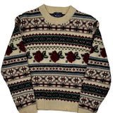 Woolrich Christmas Sweater - Medium Green Wool