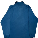Lacoste 1/4 Zip - Large Blue Cotton