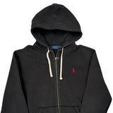 Polo By Ralph Lauren Hoodie - Medium Black Cotton