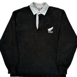New Zealand Rugby Unbranded Rugby Shirt - Medium Black Cotton