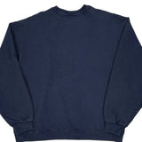 Twins Fruit Of The Loom Spellout Sweatshirt - XL Navy Cotton