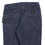 Dickies Carpenter Trousers - 29W UK 10 Blue Cotton