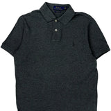 Polo By Ralph Lauren Slim Fit Polo Shirt - Medium Grey Cotton