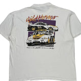 Racing Oneita Graphic T-Shirt - 2XL White Cotton