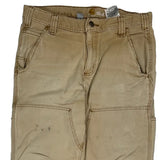 Carhartt Carpenter Trousers - 31W 31L Beige Cotton