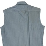 Christian Dior Pinstripe Shirt - Medium Blue Cotton