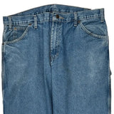 Dickies Double Knee Carpenter Jeans - 36W 30L Blue Cotton