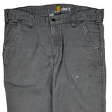 Carhartt Carpenter Pants - 34W 32L Gray Cotton