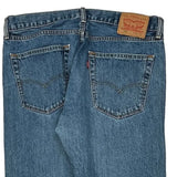 Levis 505 Jeans - 36W 30L Blue Cotton