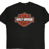 Hannum'S 51St Anniversary Harley Davidson Graphic T-Shirt - Large Black Cotton