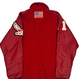 Athletic Unbranded College Varsity Jacket - Small Red Leather