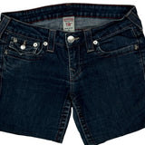 True Religion Denim Shorts - 29W US 4 Dark Wash Cotton
