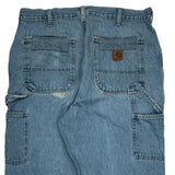 Carhartt Carpenter Jeans - 34W 30L Light Wash Denim